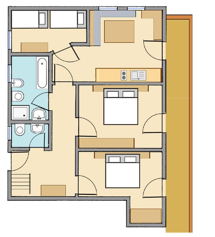 Villa Feichterhof Voppichler à Rio Bianco/Weissenbach Chambre photo